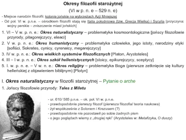 Okresy filozofii starożytnej: 3 etapy, które zmieniły świat